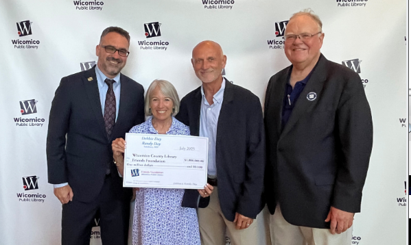 Day Family Ceremonial Check for Wicomico Library